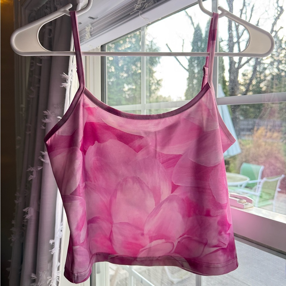 SHEIN Pink Floral Camisole